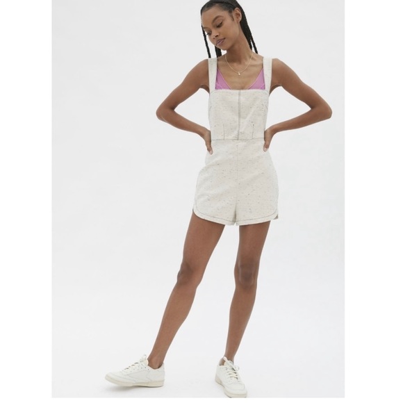 Urban Outfitters Pants - Hannah Cotton Cross Back Romper NWT